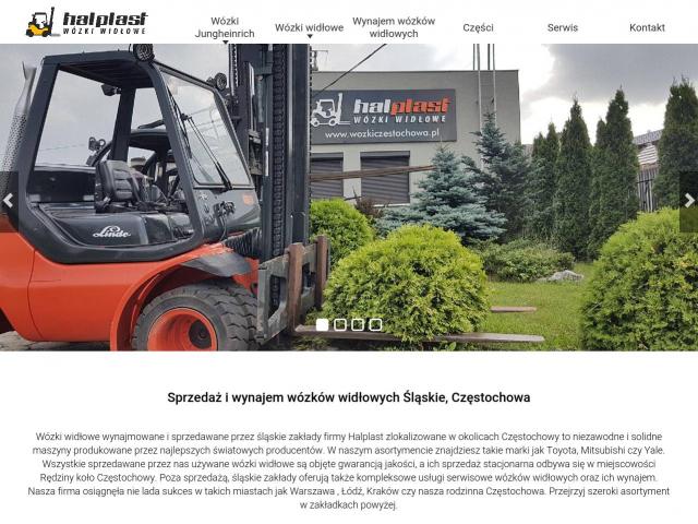 Wózki widłowe Halplast